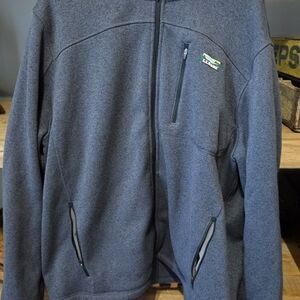 L.L. Bean Dark Gray Fleece Jacket